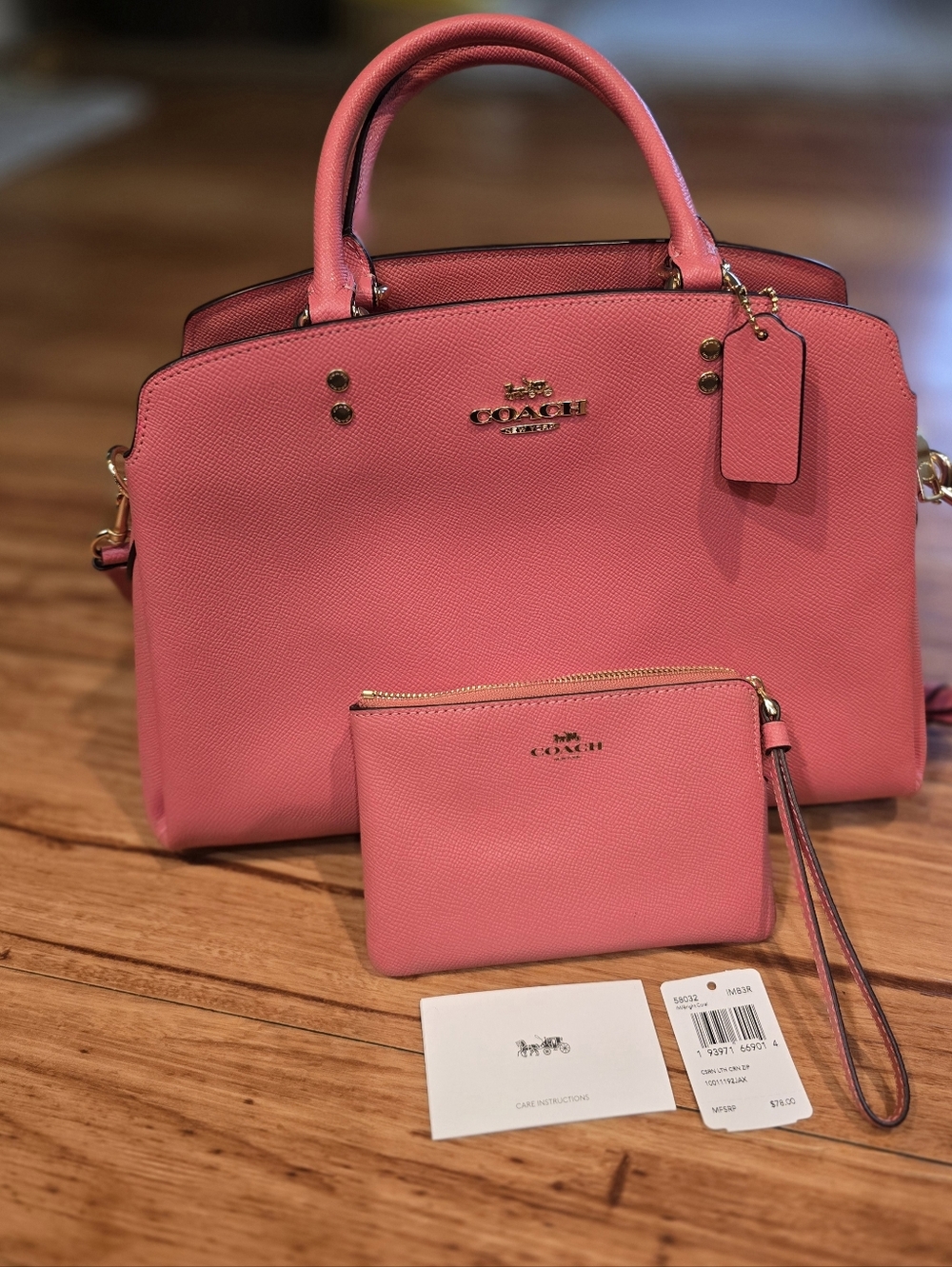 ✨ Coach Lillie Carryall + Matching Wristlet Wallet – NWT ✨